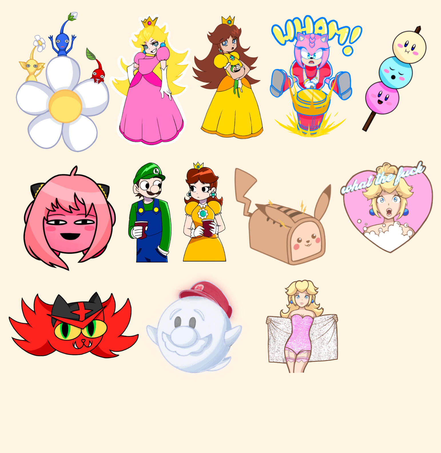 3” stickers